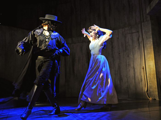 Matt Rawle and Emma Wilson in Zorro the musical