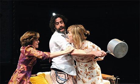 Amanda Root Stephen Mangan and Jessica Hynes in The Norman Conquests 