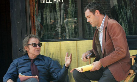 Harvey Keitel on set for Life On Mars