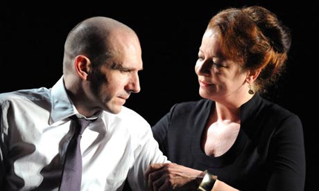 Ralph Fiennes and Clare Higgins in Oedipus 