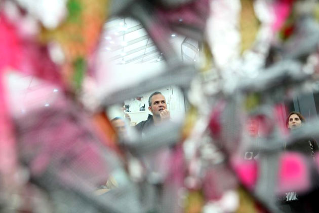 Visitors at Frieze art fair 2008