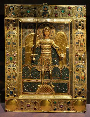 Royal Academy Byzantium exhibition: The Icon of the Archangel Michael (12th Century)