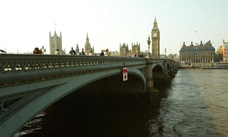 Westminster bridge, which