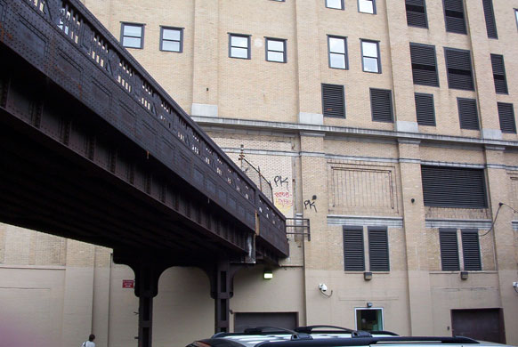 The High Line overhead railway in New York in 2005. Photograph: Glyn Huelin