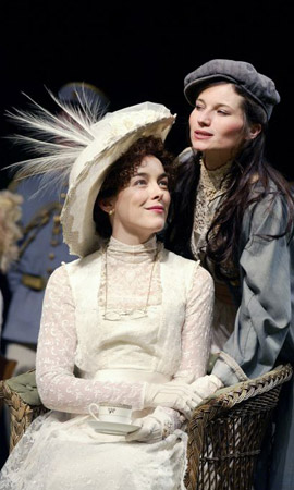 Olivia Williams as the Princess of France in Love's Labour's Lost at the National Theatre