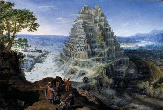 The Tower of Babel; 1595, Oil on panel. Artist: Lucas van Valckenborch
