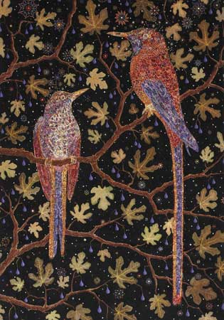 Fred Tomaselli, After Migrant Fruit Thugs, 2008