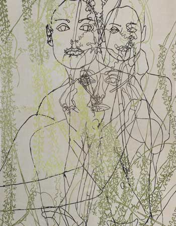 Gary Hume, Georgie and Orchids, 2008