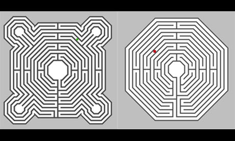 Susan Hiller's From Here to Eternity (green) and (red) 2008