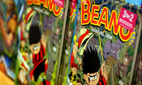 The Beano annual 2006 on sale in Borders bookshop