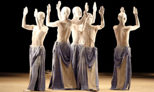 Sankai Juku rehearsing Hibiki