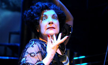 Kathryn Evans as Norma Desmond in the Watermill's production of Sunset Boulevard
