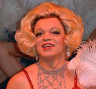 Graham Norton at a photoshoot for La Cage aux Folles