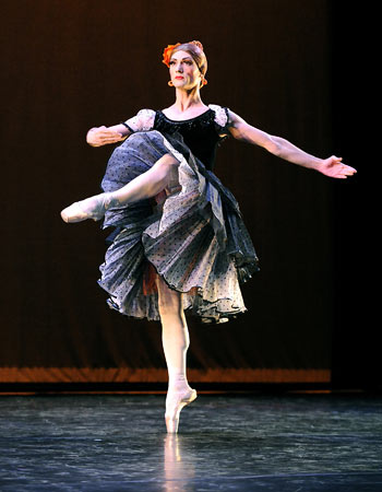 A scene from Les Ballets Trockadero de Monte Carlo at the Peacock theatre