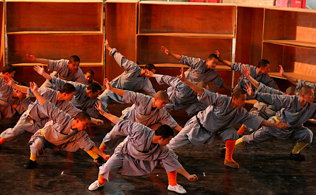 Rehearsals for Sidi Larbi Cherkaoui's Sutra