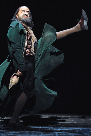 Rowan Atkinson as Fagin in Oliver!