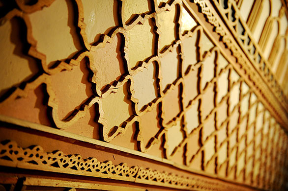 Gallery Khadambi Asalche's home: Khadambi Asalche's home: fretwork