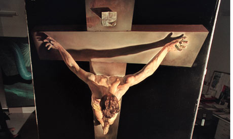 Early Christian Architecture on Salvador Dali  Christ Of St  John  1951