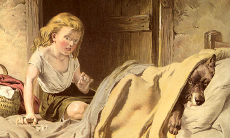 Illustration of Little Red Riding Hood (c1812) by Dave Cooper