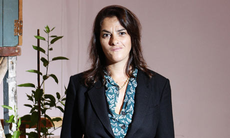 Tracey Emin at the first major UK retrospective exhibition of her work in