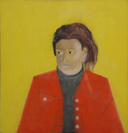 Craigie Aitchison: Girl in a Red Blazer by Craigie Aitchison