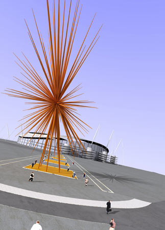 B of the Bang: Architect's drawing