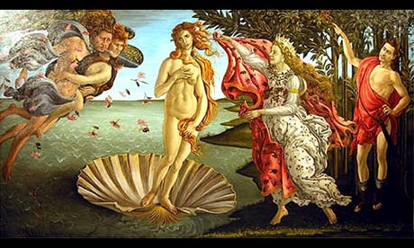 of Botticelli's The Birth of Botticelli's The Birth