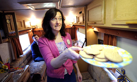 Sanchia McCormack and Davies Palmer in The Caravan