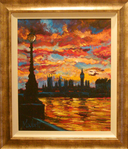 Mallett's palette: Sunset Over Westminster