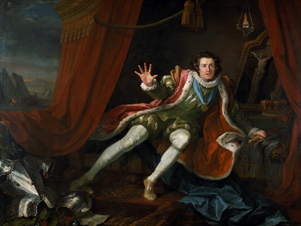 David Garrick as Richard III by William Hogarth