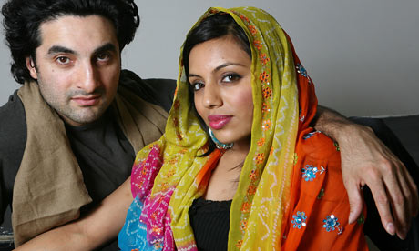 Pushpinder Chani and Youkti Patel in the Bollywood Wuthering Heights at the Lyric Hammersmith