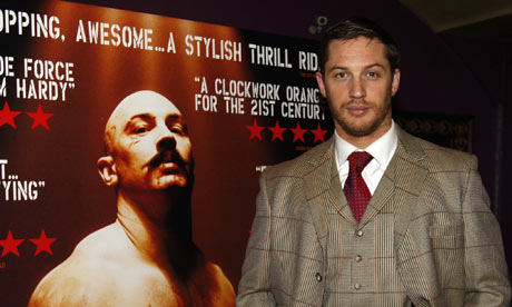 tom hardy. Tom Hardy at a screening of Bronson in London.
