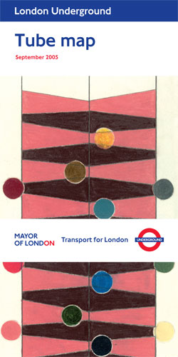 Tube map art: Gary Hume's tube map art 
