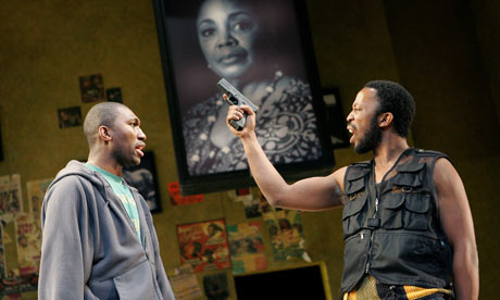 Kwame Kwei-Armah and Shaun Parkes in Elmina's Kitchen, 2005