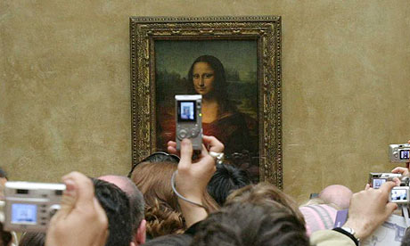 Mona Lisa at the Louvre with