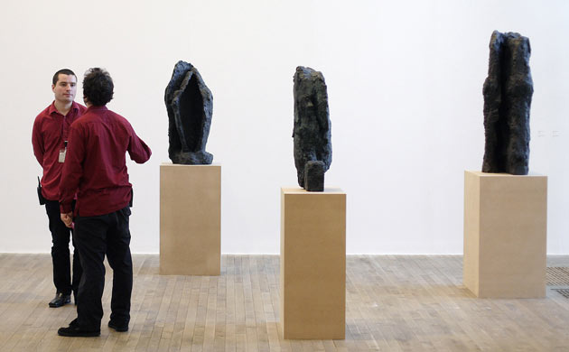 Bronze sculptures by Per Kirkeby
