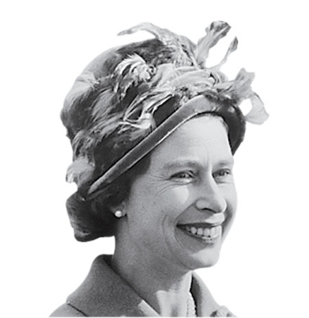 Queen hats: The Queen wearing a hat in the 1960s