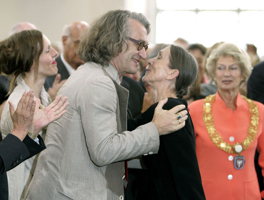 Pina Bausch: Pina Bausch and Wim Wenders at Goethe Prize ceremony, 2008