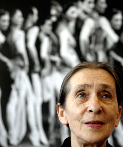 Pina Bausch: Pina Bausch attending the international dance festival NRW in 2008 - Pina-Bausch-attending-the-005