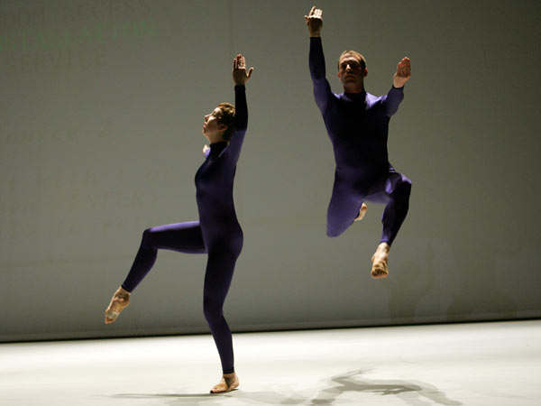 A scene from Event by Merce Cunningham at the Barbican in 2005