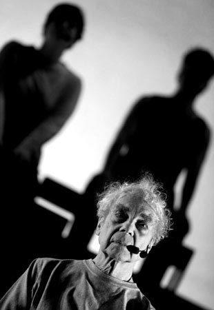 Merce Cunningham in An Alphabet by John Cage at the Edinburgh international festival in 2001