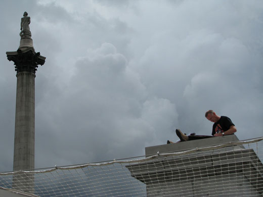 Plinthwatch on Flickr: Gathering clouds above Trafalgar Square
