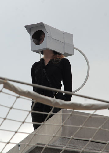 Plinthwatch on Flickr: A plinther dressed up as a CCTV camera