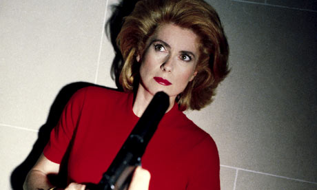 Catherine Deneuve, Nouvel Observateur, Paris (1983), photographed by Helmut Newton