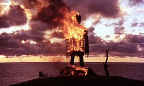 A still from the film The Wickerman (1973)