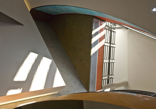 Allan Leas, interior photograph of the museum of modern art in Nice