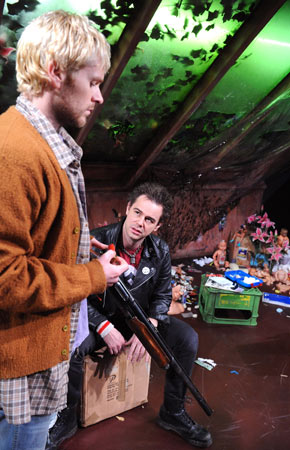 Kurt and Sid at Trafalgar Studios, London