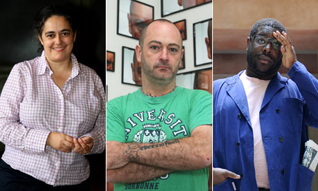 Artists Tacita Dean, Douglas Gordon, Steve McQueen
