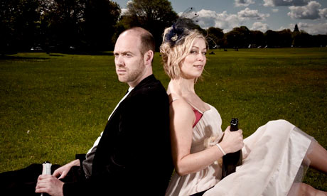 Cora Bissett and Matthew Pidgeon in Midsummer at Soho theatre