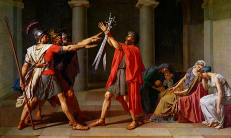 Oath of the Horatii by Jacques-Louis David